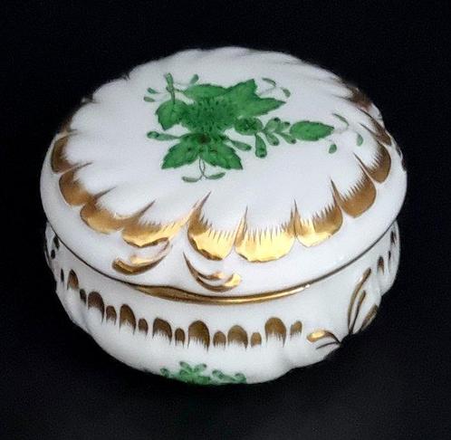 Herend - Tafelservies - Wahl! Apponyi Groene Bonbonnière -, Antiek en Kunst, Antiek | Glaswerk en Kristal