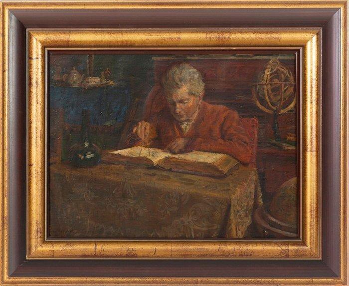 Charles Mertens (1865-1919) - Lastronome, Antiquités & Art, Art | Peinture | Classique