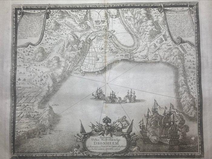 Noorwegen - Kaart van Trondheim - Noorwegen; Samuel, Boeken, Atlassen en Landkaarten