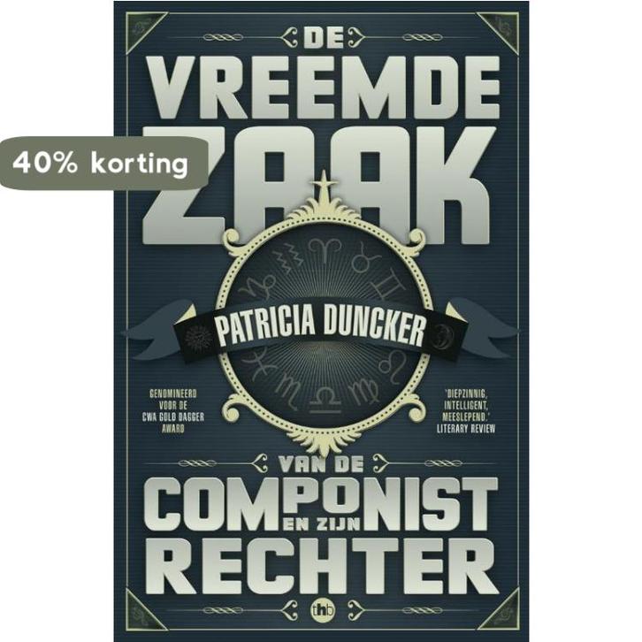 De vreemde zaak van de componist en zijn rechter, Boeken, Thrillers, Gelezen, Verzenden