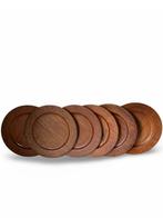 Wiggers - Bord (6) - Hout (Teak), Antiek en Kunst