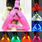 Honden tuigje tuig harnas hondentuigje LED S/M/L/XL *7 kleur, Dieren en Toebehoren, Verzenden, Nieuw