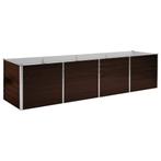 Verhoogde Moestuinbak Bruin | Retour Deal | 320x80cm, 100 cm of meer, Verzenden, Nieuw, Metaal