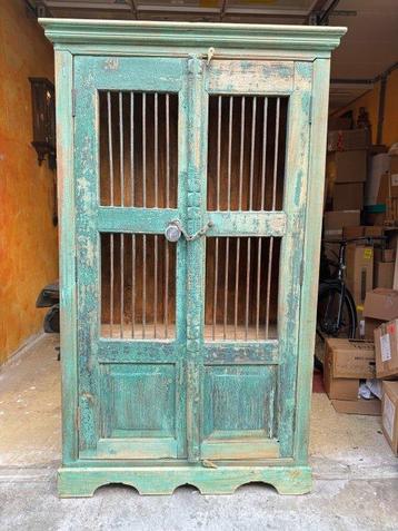 Armoire - caisse avec serrure et clé - Fer - Cachette avec