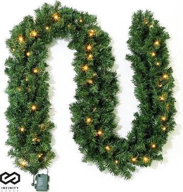 2dekans | Infinity Goods Guirlande Met verlichting - Timer - beschikbaar voor biedingen