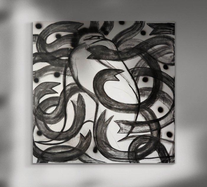 Yana Medow - Gorgon XXL, Antiek en Kunst, Kunst | Schilderijen | Modern