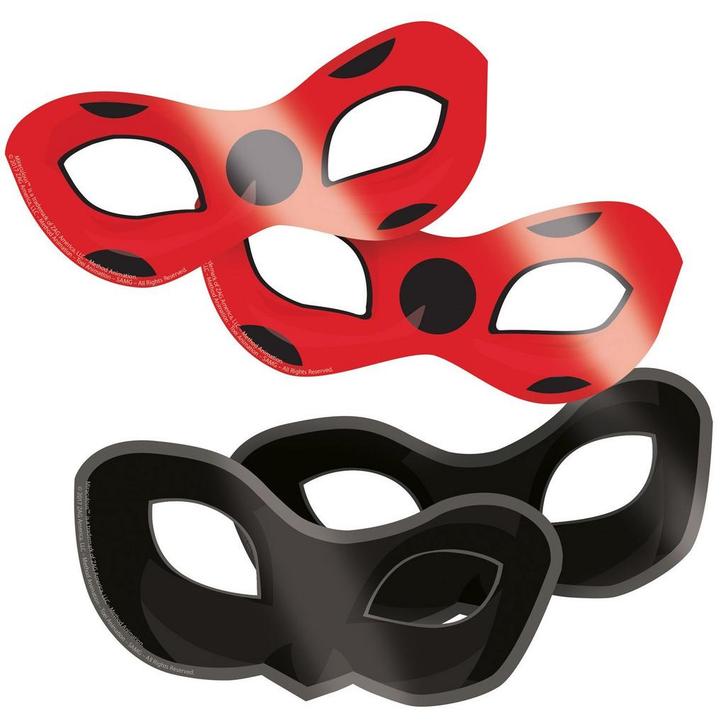 Miraculous Maskers 8st, Hobby en Vrije tijd, Feestartikelen, Nieuw, Verzenden