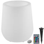 tectake LED-bloempot Luminous Courve Pot met afstandsbedieni, Jardin & Terrasse, Pots de fleurs, Verzenden