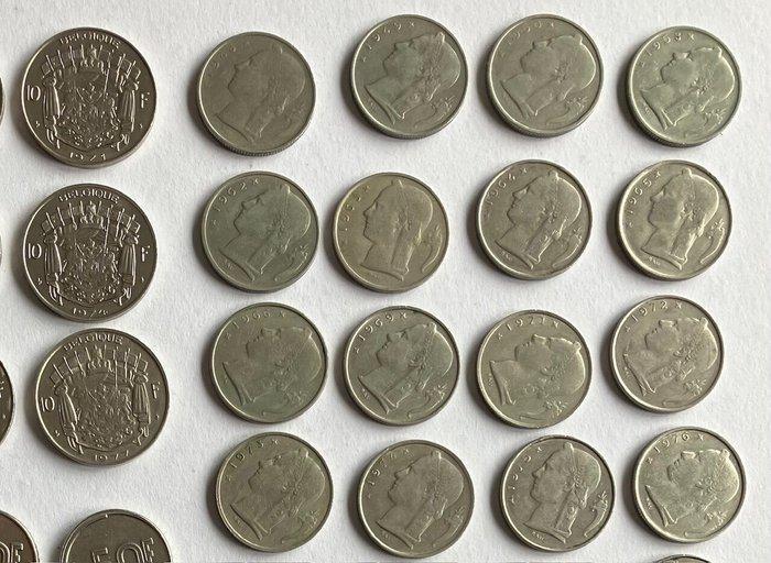 België. Boudewijn I. 1948-1991, collection of Belgian coins, Postzegels en Munten, Munten | Europa | Niet-Euromunten