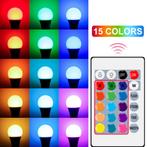 LED Lamp 15W (Warm) - RGB Verlichting met IR, Huis en Inrichting, Lampen | Overige, Nieuw, Verzenden
