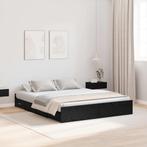 vidaXL Opbergbedframe met lade Zwart eiken 140 x 190 cm, Huis en Inrichting, Slaapkamer | Bedden, Verzenden, Nieuw