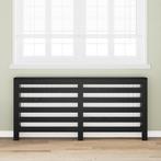 vidaXL Radiator Bedekking Zwarte Eiken 175x20x82 cm Gelaagd, Verzenden, Nieuw