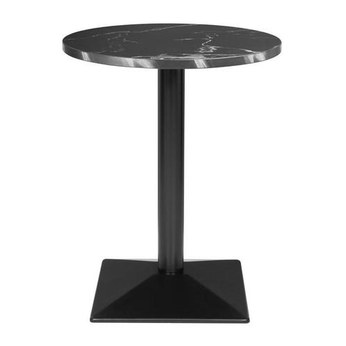 Tafel | Kunststof/Staal | Marmerlook Blad | Zwart Frame |, Zakelijke goederen, Horeca | Keukenapparatuur, Nieuw in verpakking