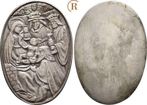 Einseitige ovale Zinngußmedaille o J Religion:, Postzegels en Munten, Penningen en Medailles, Verzenden