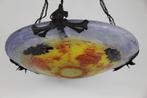 Daum Frères - Lampe à suspendre - Verre, Fer - Art nouveau, Antiek en Kunst