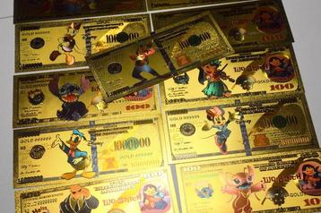 Verenigde Staten van Amerika. Collection of 11 x 24k Gold