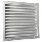 Buitenmuurrooster aluminium (LxH) 600x600mm, Doe-het-zelf en Bouw, Verzenden, Nieuw