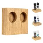 BLOC Solid - Peper en Zout Houder Eikenhout Ø 46 mm, Diepte, Verzenden, Nieuw in verpakking