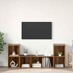 vidaXL TV Kast 3 pcs Bruin 107 x 35 x 37 cm Bewerkt hout, Verzenden, Nieuw