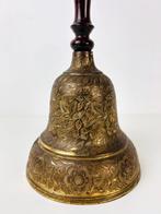 Decoratieve bel - Antieke gegravuurde schoolbel - Europa