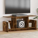 vidaXL TV Stand Rook Eiken 102 x 35 x 45 cm Bewerkt hout, Verzenden, Nieuw