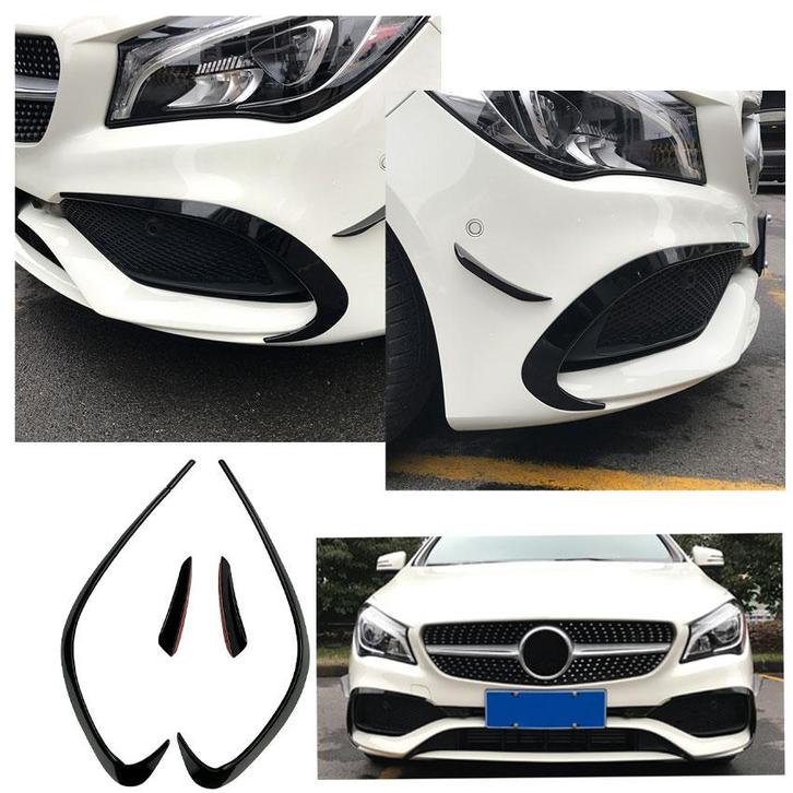 FRONT SPOILER FLAPS GESCHIKT VOOR MERCEDES W117 CLA-KLASSSE, Auto diversen, Auto-accessoires, Verzenden