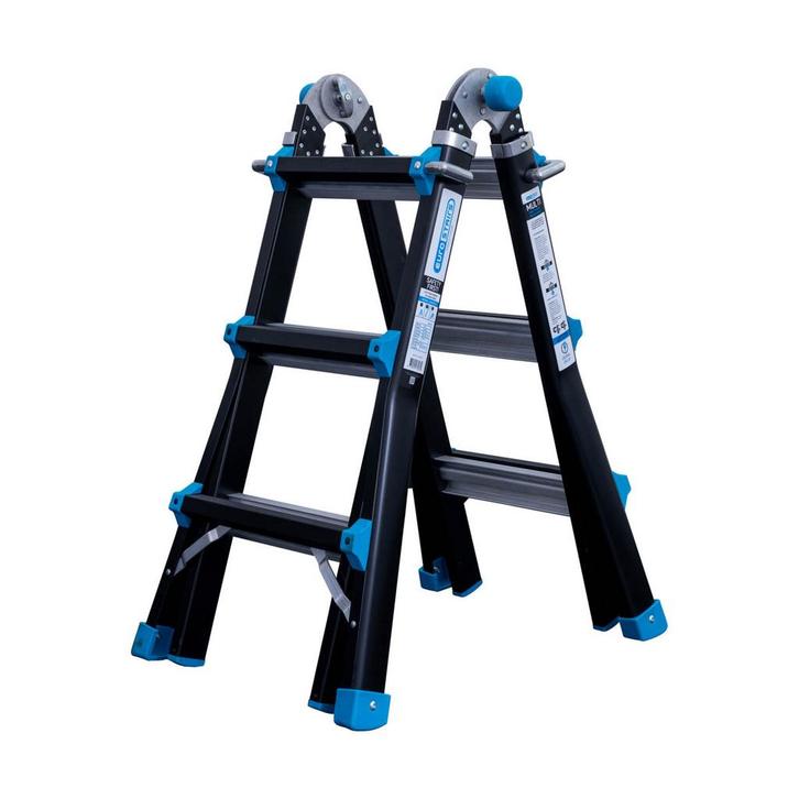 Professionele vouwladder Eurostairs 4x3, Doe-het-zelf en Bouw, Ladders en Trappen, Verzenden