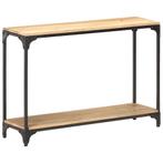 vidaXL Wandtafel 110x30x75 cm massief mangohout, Huis en Inrichting, Verzenden, Nieuw