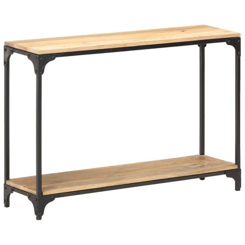 vidaXL Wandtafel 110x30x75 cm massief mangohout, Huis en Inrichting, Tafels | Bijzettafels, Nieuw, Verzenden