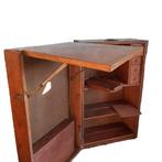 Secretaire - hard hout - militair kastbureau