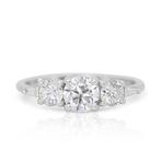 Ring Witgoud Diamant - Diamant, Bijoux, Sacs & Beauté