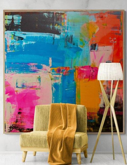 Giogia fl - Three Little Birds -XXL -, Antiek en Kunst, Kunst | Schilderijen | Modern