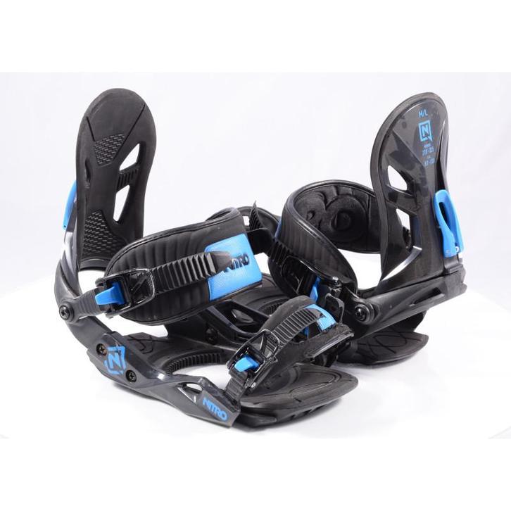 M L snowboard bindingen NITRO FREESTYLE CUSTOM 2022, black/b, Sport en Fitness, Snowboarden, Verzenden