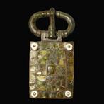 Vroeg-middeleeuws Cloisonné Belt buckle, Grote Visigotisch, Antiek en Kunst