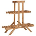 vidaXL Plantenstandaard 83x25x83 cm vurenhout, Tuin en Terras, Verzenden, Nieuw