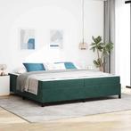 vidaXL Bedframe Anders Wit en Lichtgrijs 200 x 200 cm, Verzenden, Nieuw