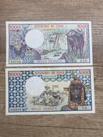Tsjaad. - 2 x 1000 Francs - various dates - Pick 3a (sign 7)
