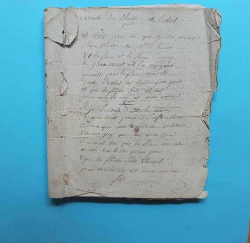Soldat Tournabin - Manuscrit autographe dun soldat, Verzamelen, Film en Tv