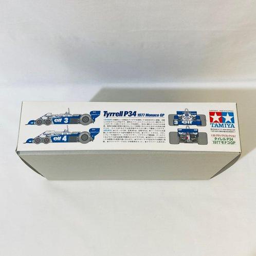 Tamiya 1:20 - Modèle réduit - Tyrrell P34 1977 Monaco GP -, Hobby en Vrije tijd, Modelauto's | 1:5 tot 1:12