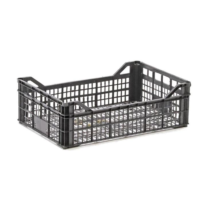 Gebruikte Euronorm stapelbakken wanden + bodem geperforeerd, Doe-het-zelf en Bouw, Kratten en Dozen, Gebruikt, Ophalen of Verzenden