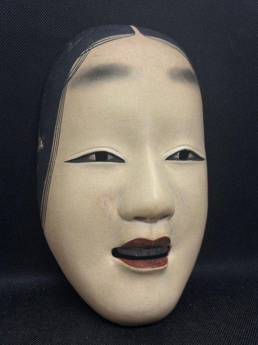 Noh masker - Hout, Prachtige vrouwelijke Noh-masker -, Antiek en Kunst, Antiek | Overige Antiek