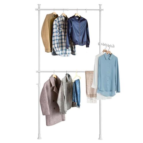Tweedekans | SoBuy - Opbergsysteem - Wit - 77-112 x 103-278, Huis en Inrichting, Kasten | Kleerkasten, Ophalen of Verzenden
