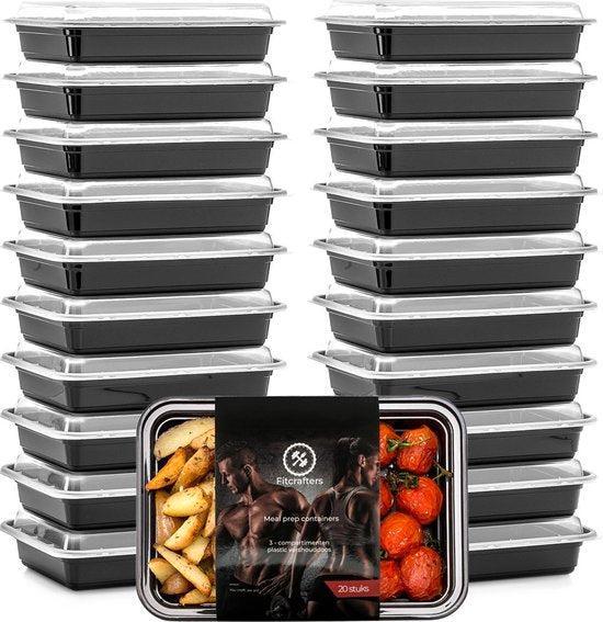 2dekans | Fitcrafters Meal Prep Bakjes - Vershoudbakjes -, Diversen, Schoolbenodigdheden, Ophalen of Verzenden