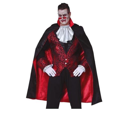 Halloween Cape Rode Voering 1,15m, Hobby en Vrije tijd, Feestartikelen, Nieuw, Verzenden