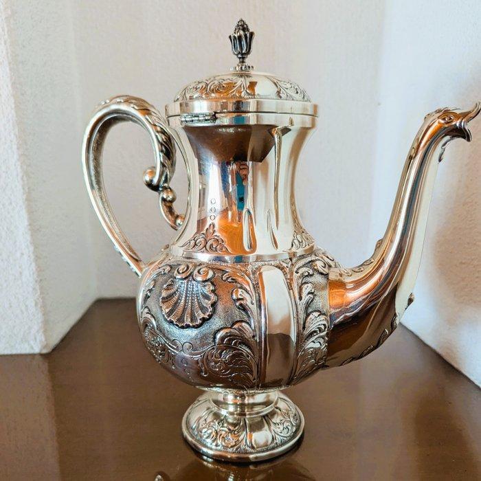 Theeservies (4) - .800 zilver, Antiek en Kunst, Antiek | Zilver en Goud