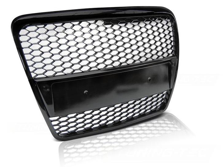 RS Grille - glans zwart - Audi A6 (C6) RS-style 04 04-08..., Auto-onderdelen, Carrosserie, Nieuw, Ophalen of Verzenden