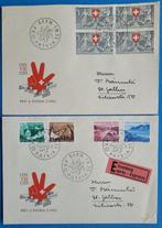 Zwitserland 1953 - FDC Pro Patria-serie compleet met, Timbres & Monnaies, Timbres | Europe | Belgique