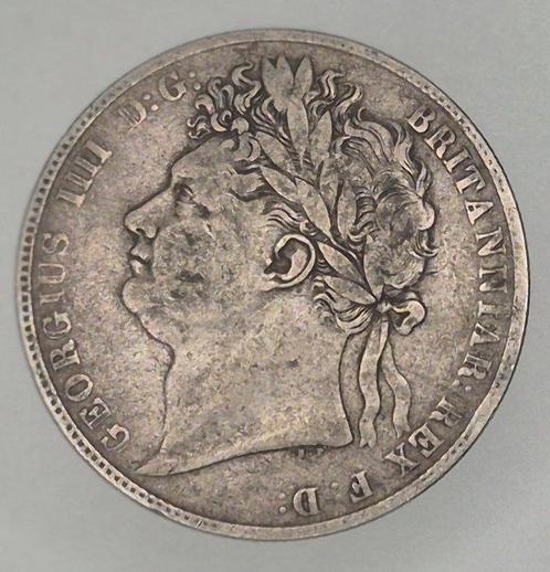 Verenigd Koninkrijk. George IV. Half Crown 1820, Postzegels en Munten, Munten | Europa | Niet-Euromunten