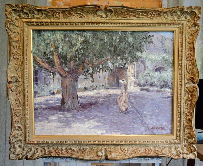 Chris van Dijk (1952) - Impressionist  Menerbes, Antiek en Kunst, Kunst | Schilderijen | Klassiek