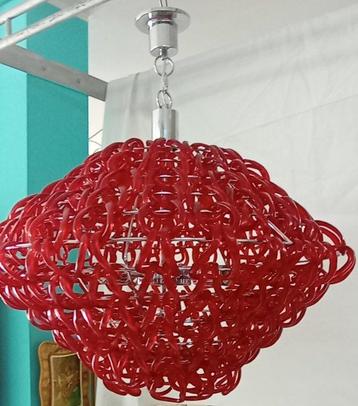 Vistosi - Angelo Mangiarotti - Plafondlamp - Glas-in-lood -